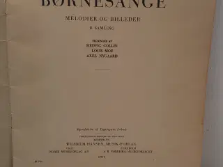 Vore Børnesange 2. samling. Melodier og billeder.