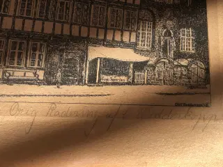 Orig. redering af E. Wedderkopp