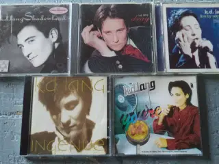 .K.D.  LANG  CDer sælges stykvis                  