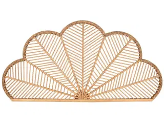 Sengegavl Home ESPRIT Natur Lys brun Bambus 160 x 2,5 x 81 cm