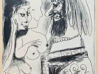 Picasso original litografi