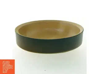 Dekorativ lille keramisk skål med fuglemotiv (str. 11 cm)