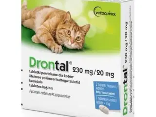 Ormekur til kat – Vetoquinol Drontal tabletter, 2 stk.