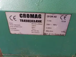 DREJEBÆNK, CROMAG, TRÆ