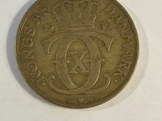 2 Kroner Danmark 1939
