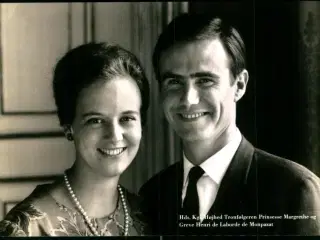 Tronfølgeren Prinsesse Margrethe og Greve Henri de Laborde de Moupszat - Stender 2310/35 - Ubrugt