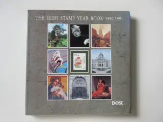 Årsbogen Irland 1990-1991 med postfriske mærker
