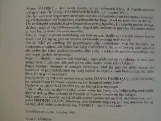 den hvide kunst - en fascinerende sag, af ejnar me