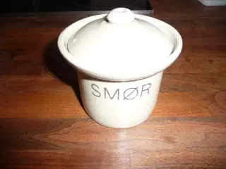 smør krukke i keramik