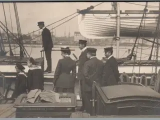 Kongelige familie på besøg på Georg Stage i Aarhus 1922 - 8 Kort - Sælges samlet - E. Monsrud