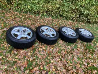 Audi-Skoda-VW 16”Alufælge med vinterdæk