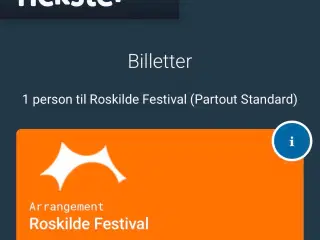 Partout Roskilde billet 2026 - 100 kr. i rabat