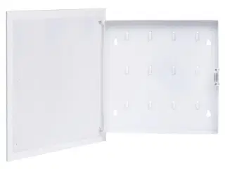Nøgleskab med magnetisk tavle 35x35x5,5 cm hvid