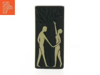 Adam & Eva vase med motiv fra Søholm (str. 16 cm)