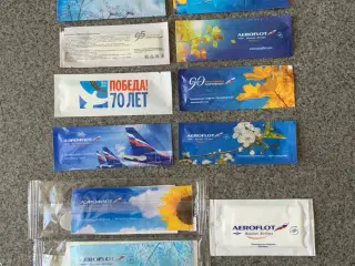 Retro servietter fra Aeroflot flyveselskab