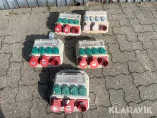 Byggestrøm tavler NST 5 styk