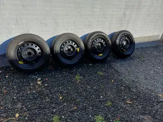 Gislaved vinterdæk på stålfælge med TMPS ventiler