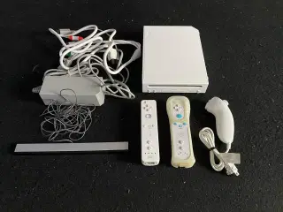 Modded Wii Konsol m.Tilbehør