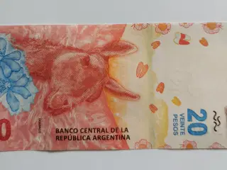 ARGENTINA 20 PESOS (2017) 
