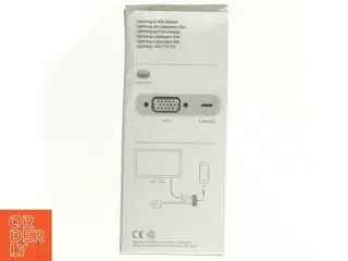 Adapter fra Apple (str. 15 x 7 cm)
