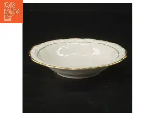 Porcelænsskål med guldkanter fra Edelweiß (str. Ø 15,5 cm)