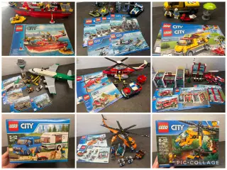 10 x Lego City sæt