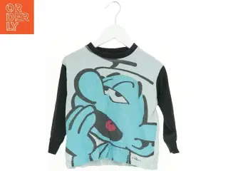 Langærmet T-shirt med Smølf motiv fra Smølfer (str. 98)