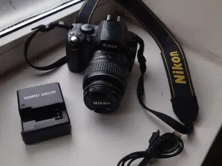 Nikon D40, 18-55mm objektiv mm 