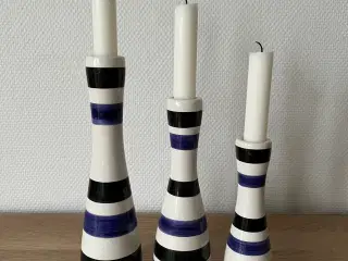 3 Kähler Omaggio lysestager