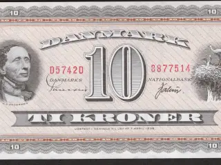 Danmark 10 Kroner D5 1974
