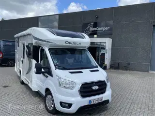 2020 - Chausson Titanium 640   Kommissionsbil. Lounge siddegruppe , Dobbeltseng, Populær model , 170Hk, 6-trins automatgear, solcelle, inverter 1500W