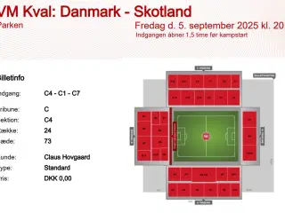 Danmark - Skotland