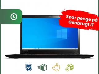 14" Lenovo ThinkPad T460s - Intel i5 6200U 2,3GHz 240GB M.2 8GB Win10 Pro - Grade B - bærbar computer