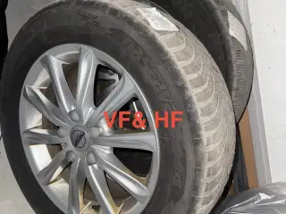 4 stk. vinterdæk på fælge 