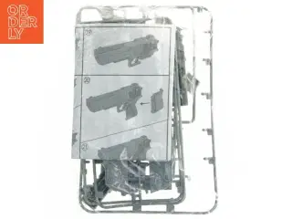 Plastmodelbyggesæt, pistol (str. 22 x 15 cm)