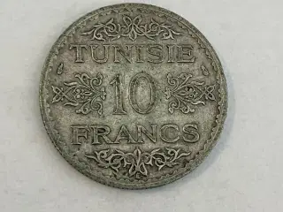 10 Francs Tunisia 1353-1358 (1935-1939) - Silver