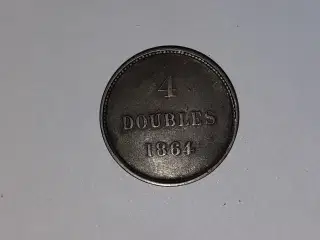 4 Doubles 1864 Guernsey