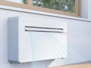 Varmepumpe uden udedel