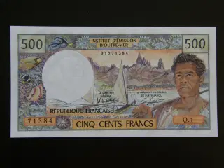 New Caledonia  500 Francs 1969-92  P60d  Unc.