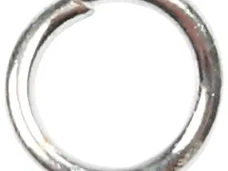 O-ring, str. 4,4 mm, tykkelse 0,7 mm, forsølvet, 500stk./ 1 pk.