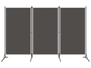 3-panels rumdeler 260 x 180 cm antracitgrå