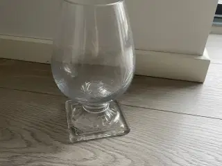 Glas lysestage/vase