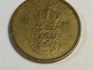 2 kroner Danmark 1953