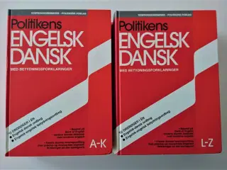 Politikens engelsk dansk -med betydningsforklaring