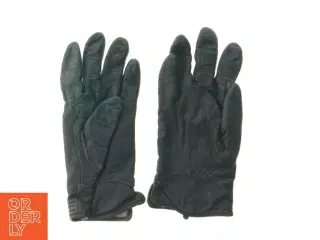 Sorte læderhandsker fra Markberg (str. 23 cm)