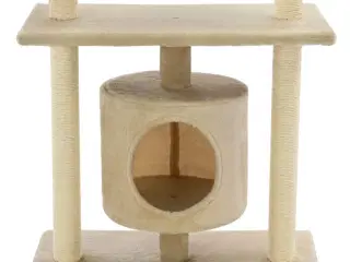 Kradsetræ med sisalkradsestolper 95 cm beige
