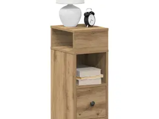 Sengebord med skuffe 25x31x66 cm kunsteg