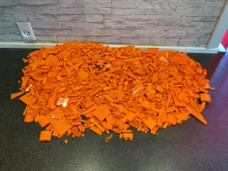 Orange legoklodser