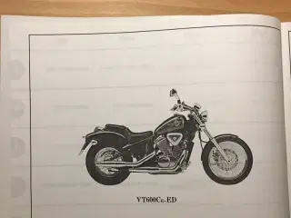 Honda VT 600C dele katalog