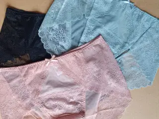 3 par trusser med høj talje